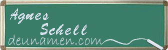 Agnes Schell Visitenkarte
